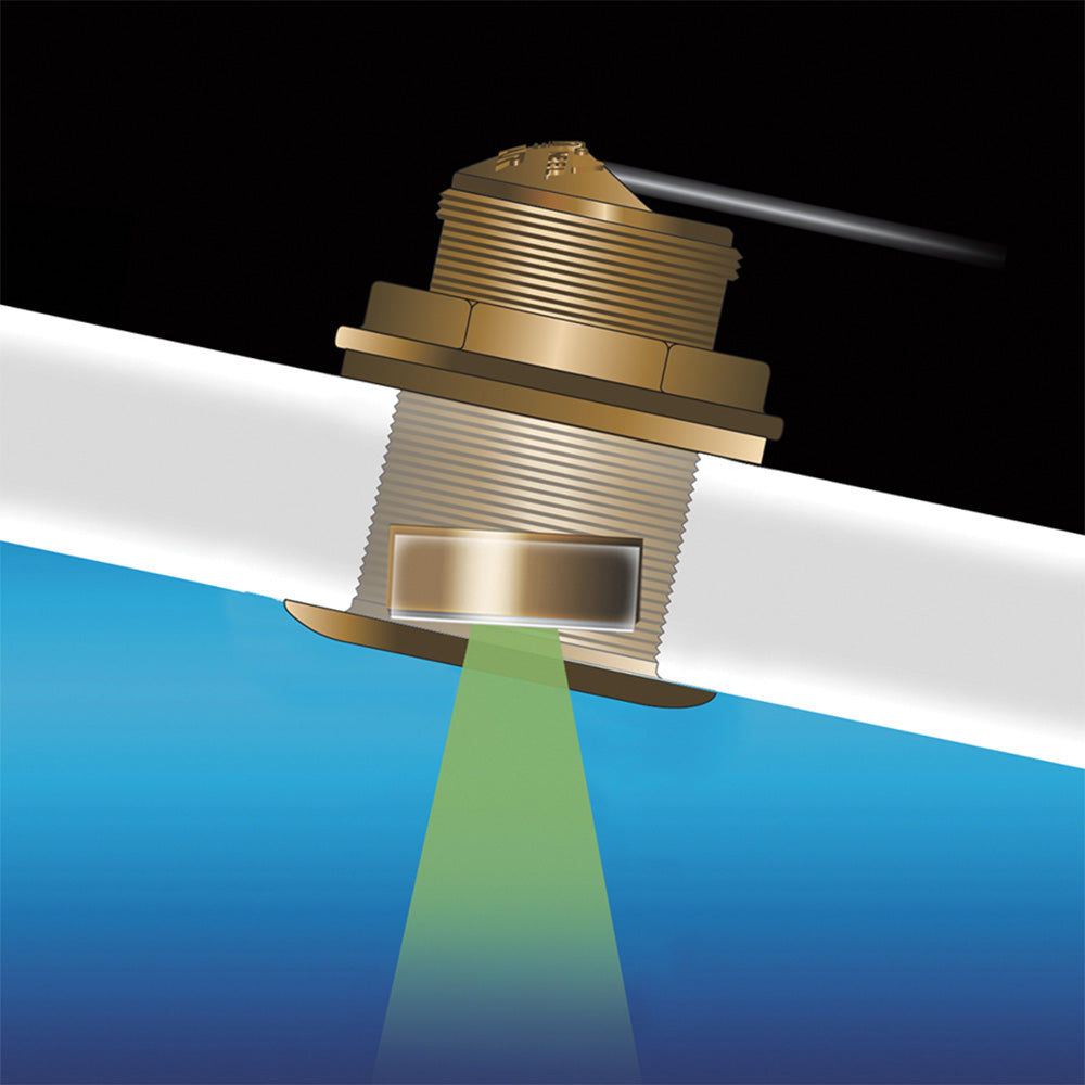 Airmar B75HW High Wide Chirp Transducer 12 Degree Deadrise 600W Thru Hull B75C12HWMM