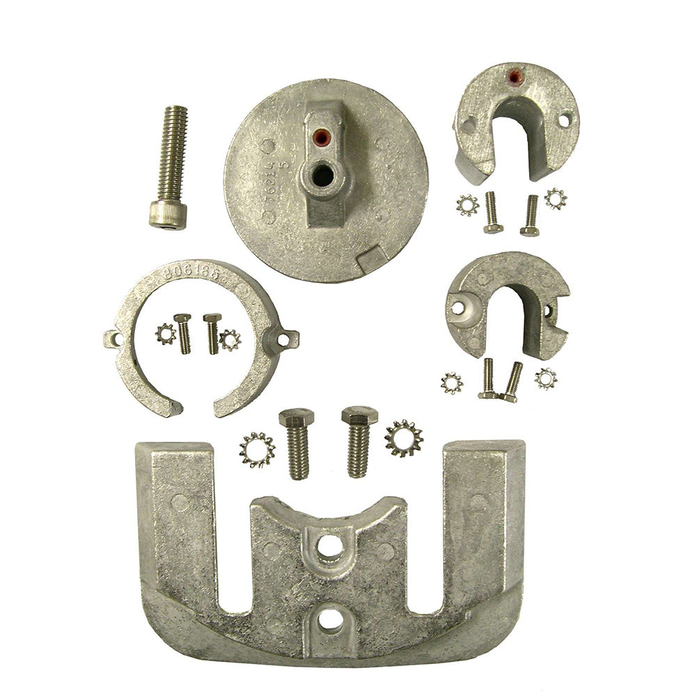 Performance Metals Mercruiser Bravo 1 Complete Anode Kit Aluminum 10060A