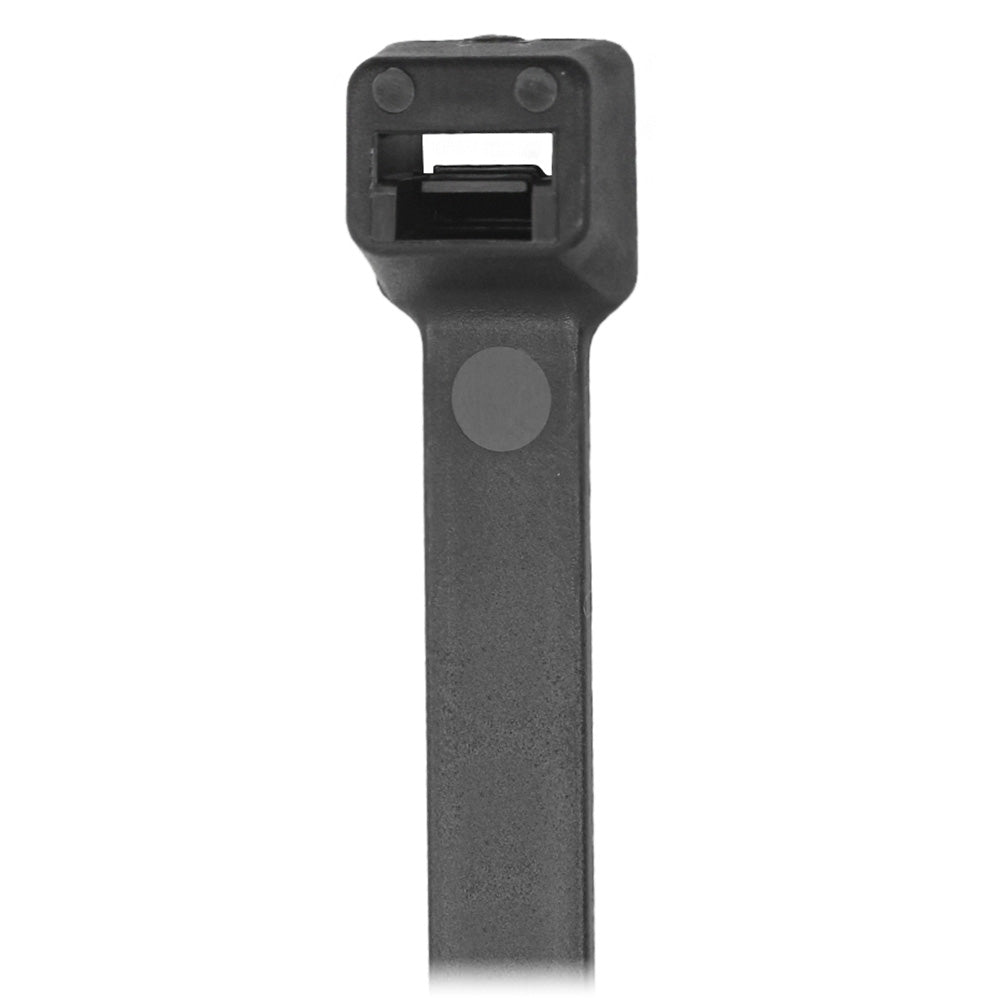 Pacer 14 Cable Tie Black 50lb Tensile Strength 4 Bundle Diameter 100 Piece Bag CT4S100BK