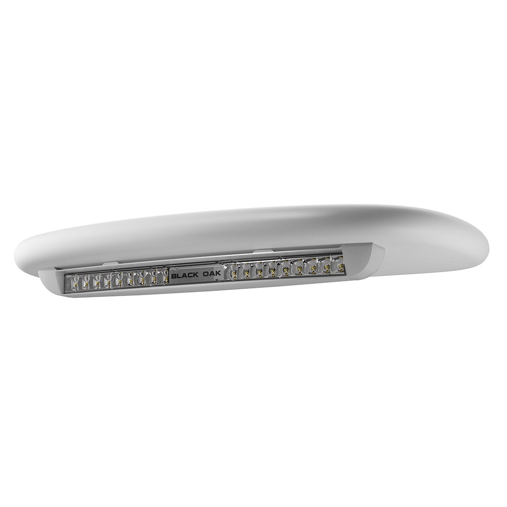 Black Oak Low Profile Marine Bar Flood Undermount White LPWXU