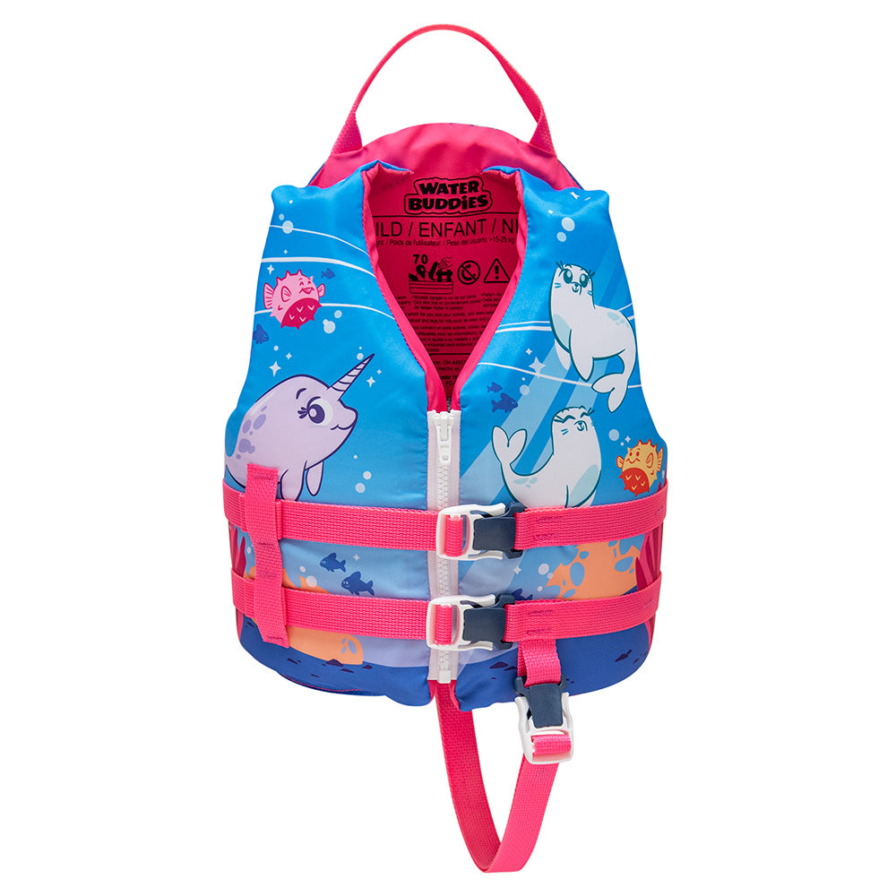 Full Throttle Child Water Buddies Life Vest Octopus 3050lbs Type III 10430010500125