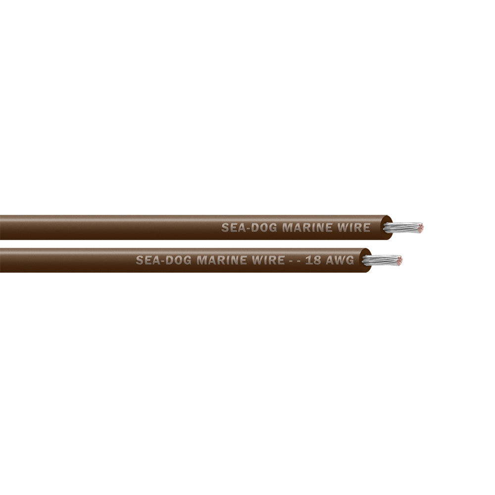 SeaDog 18 AWG Brown Primary Wire 25 8018070