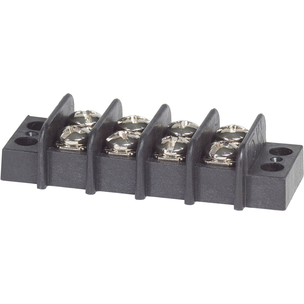 Blue Sea 2404 Terminal Black 20AMP 4 Circuit 2404