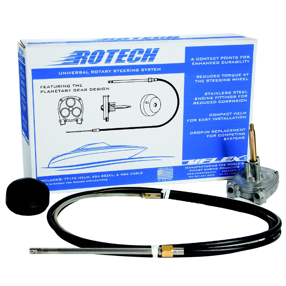 UFlex Rotech 11 Rotary Steering Package Cable Bezel Helm ROTECH11FC