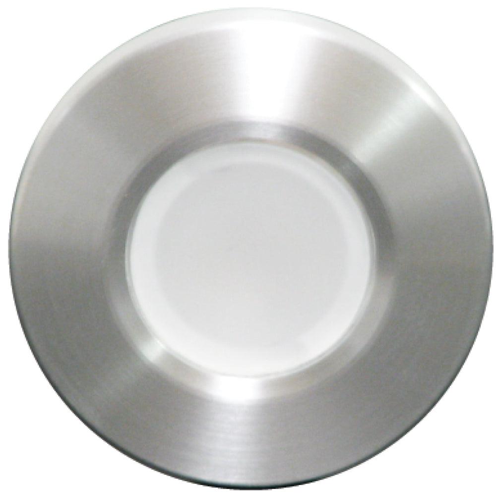 Lumitec Orbit Flush Mount Down Light Brushed Finish 3Color BlueRed Non Dimming wWhite Dimming Light 112508