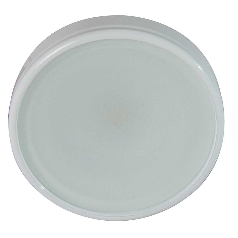 Lumitec Halo Flush Mount Down Light White Finish 4Color WhiteBlueRedPurple NonDimming 112820