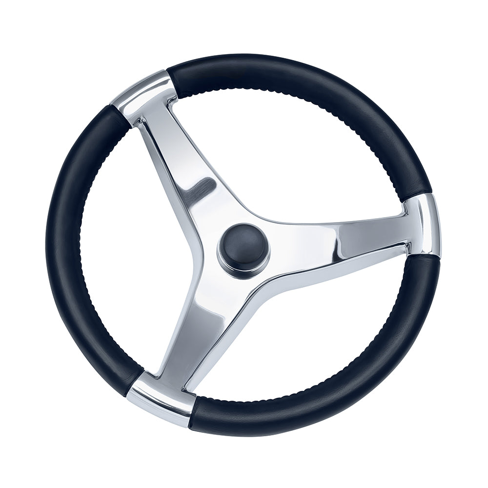 Schmitt Marine Evo Pro 316 Cast Stainless Steel Steering Wheel 135 Diameter 7241321FG