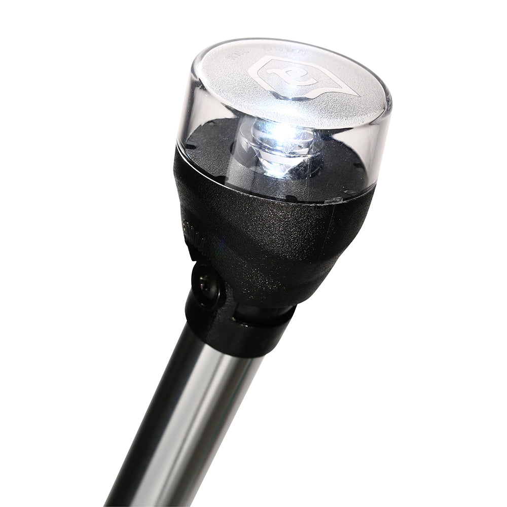 Attwood LED Articulating All Around Light 42 Pole 553042A7