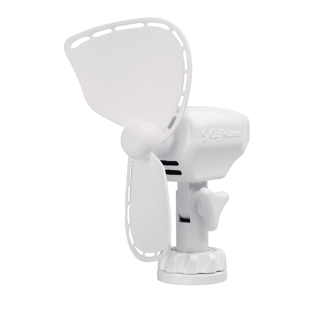 SEEKR by Caframo Ultimate 747 12V 2Speed 7 Fan wLighter Plug White 747DCWCS