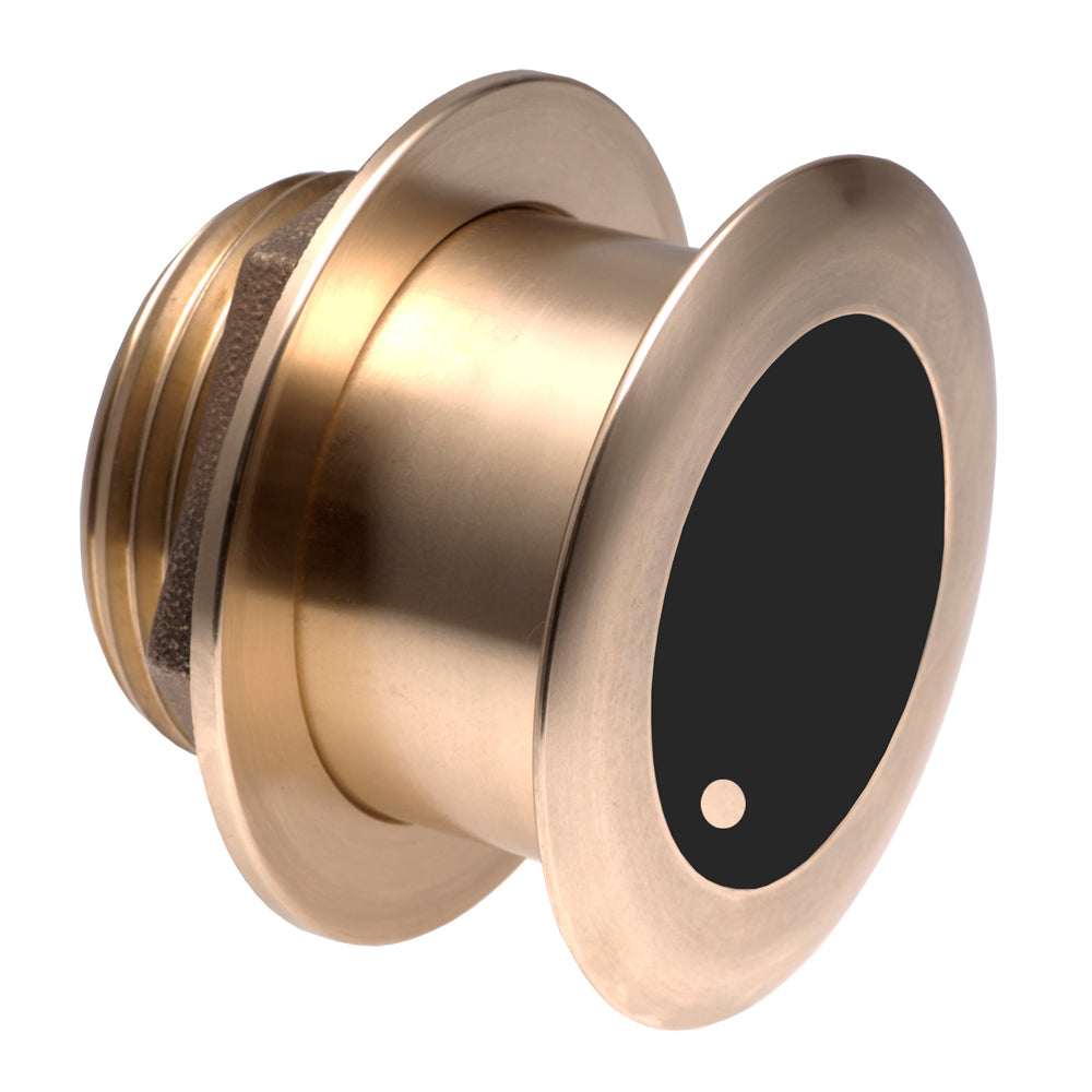 Garmin Bronze Thruhull Wide Beam Transducer wDepth Temp 12 Degree tilt 8pin Airmar B175HW 0101218121