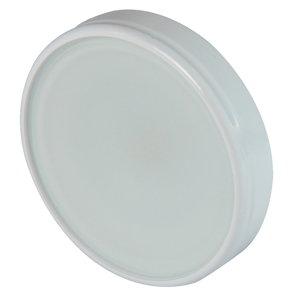 Lumitec Halo Flush Mount Down Light Spectrum RGBW White Housing 112827