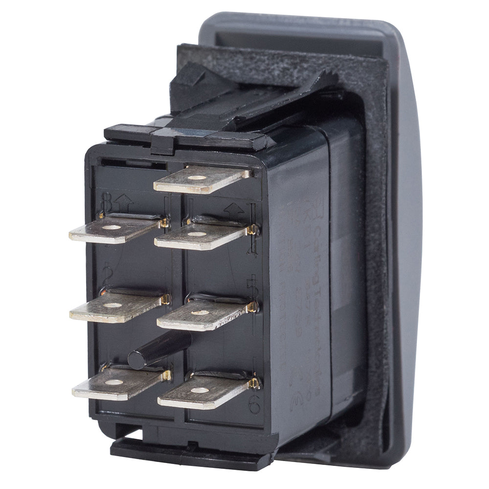 Blue Sea 7937 Contura II Switch DPDT Black ONOFFON 7937