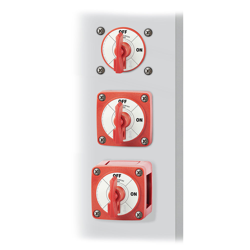 Blue Sea 6004 Single Circuit ONOFF wLocking Key Red 6004