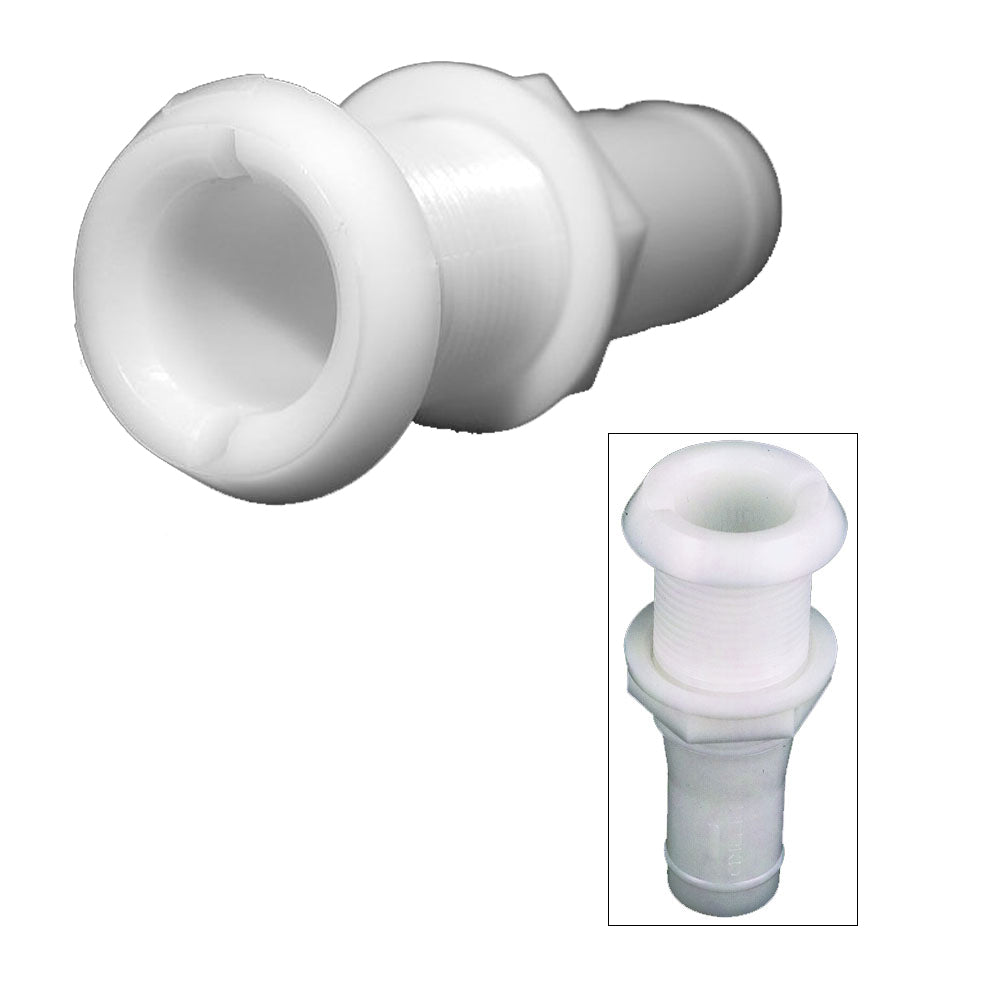 Perko 118 ThruHull Fitting fHose Narrow Flange Plastic 0301DP6A