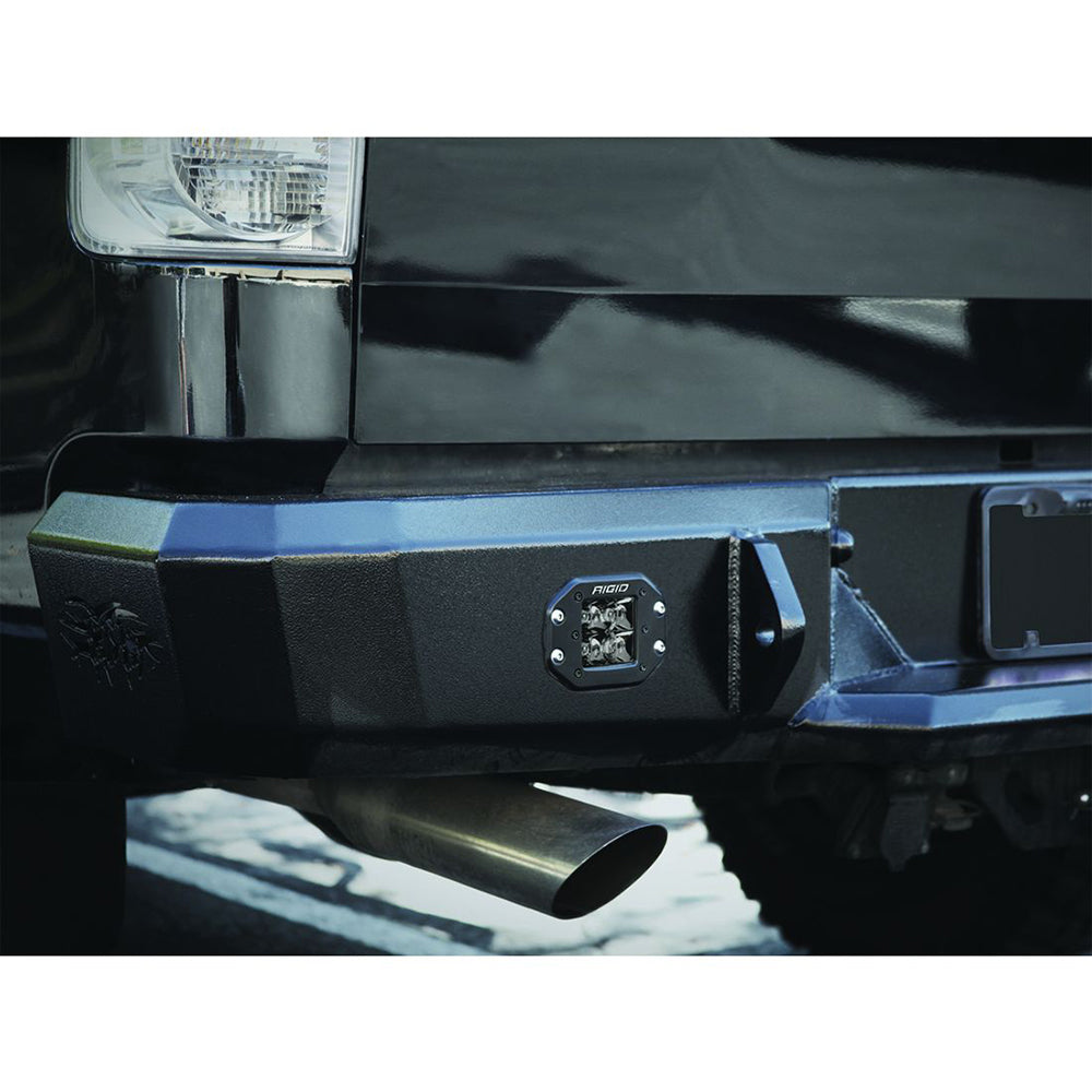 RIGID Industries DSeries PRO Flush Mount Spot LED Midnight Edition Pair Black 212213BLK