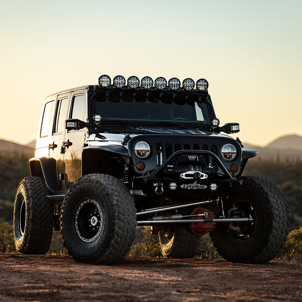 RIGID Industries 360Series 4 LED OffRoad Fog Light Drive Beam wWhite Backlight Black Housing 36117