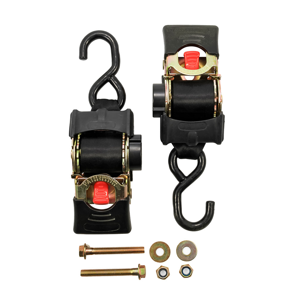 Camco Retractable Tie Down Straps 2 Width 55 Bolt On 50030