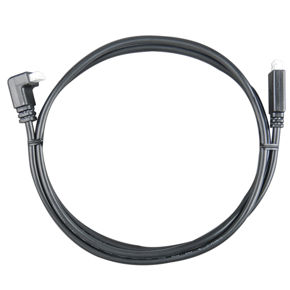 Victron VE Direct 10M Cable 1 Side Right Angle Connector ASS030531320