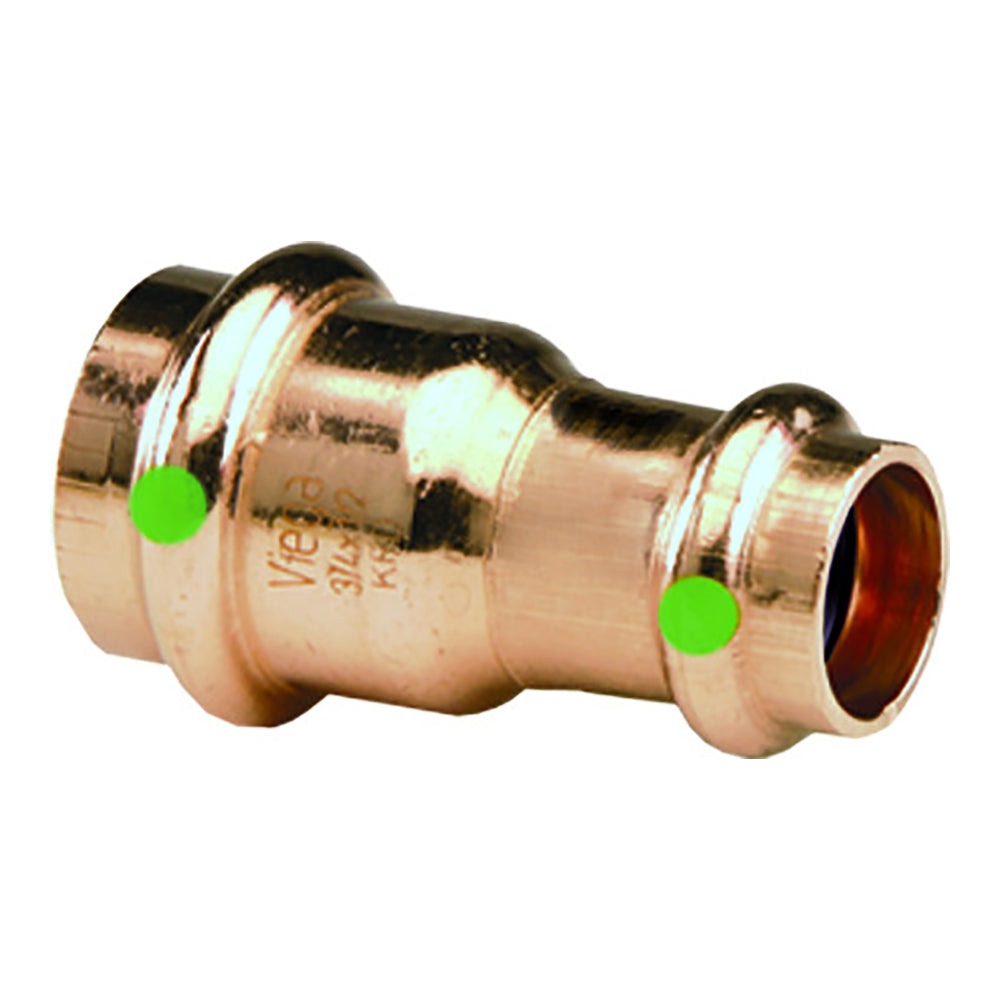 Viega ProPress 2 x 1 Copper Reducer Double Press Connection Smart Connect Technology 15608