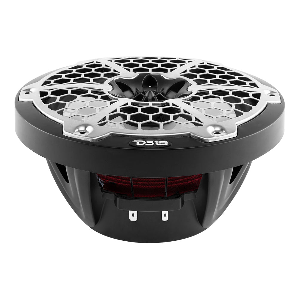 DS18 New Edition HYDRO 8 2Way Marine Speakers wRGB LED Lighting 375W Black NXL8MBK