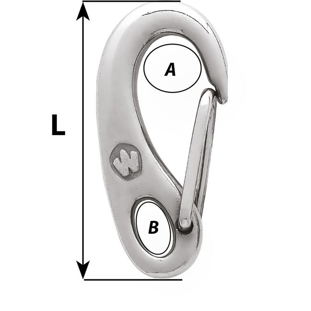 Wichard Safety Snap Hook 75mm 02481