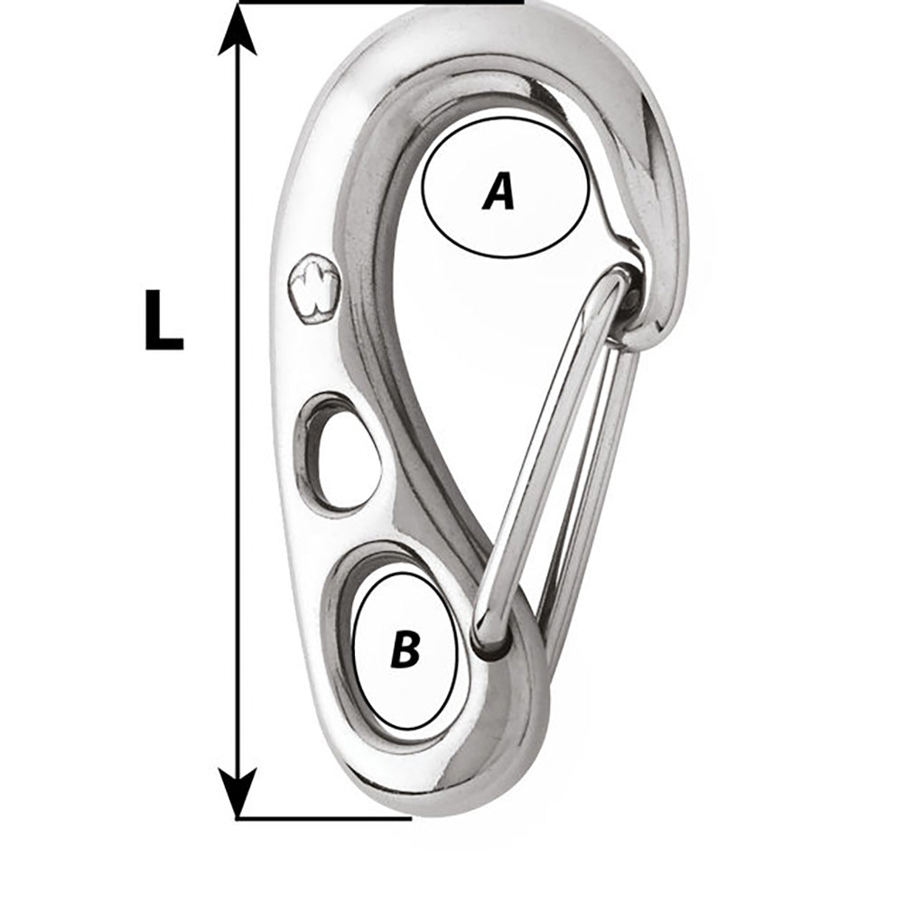 Wichard HR Safety Snap Hook 100mm Length 31516 02382