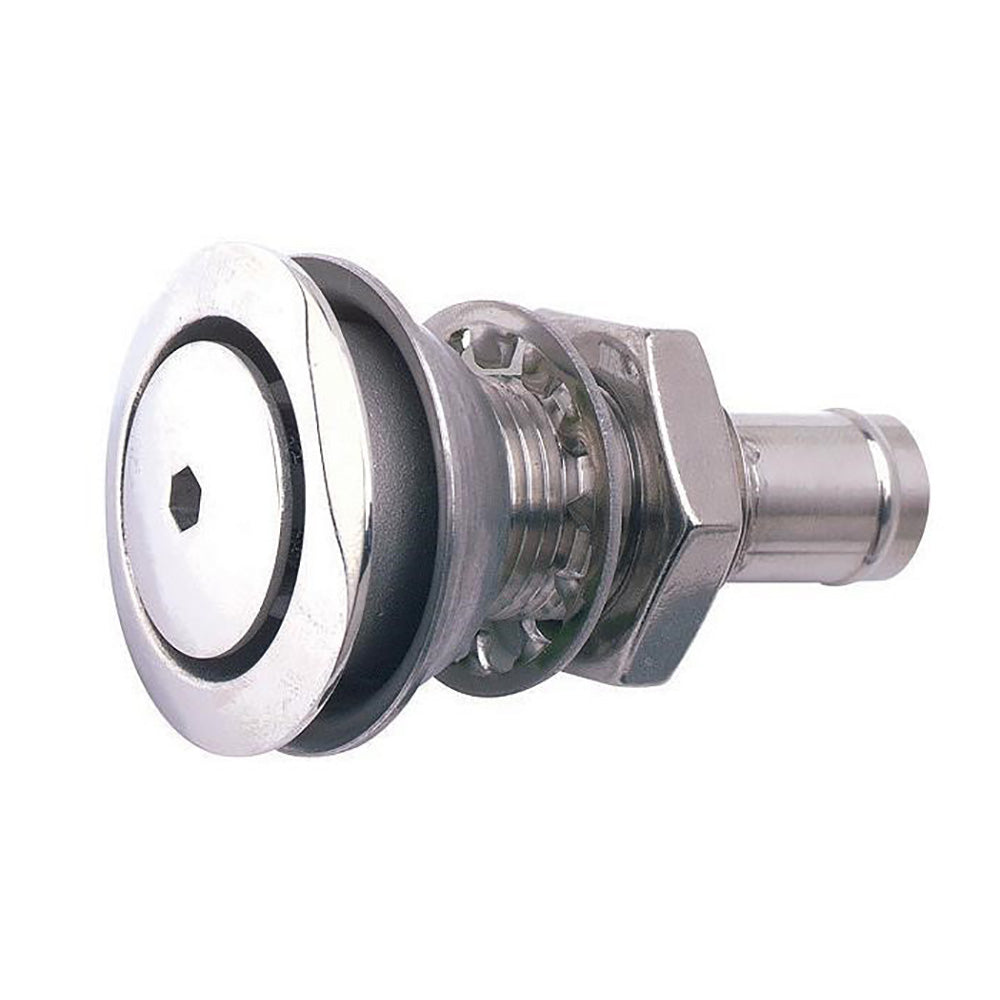 Attwood 316 Stainless Steel Alloy Flush Mount Fuel Vent Straight Vent 660313