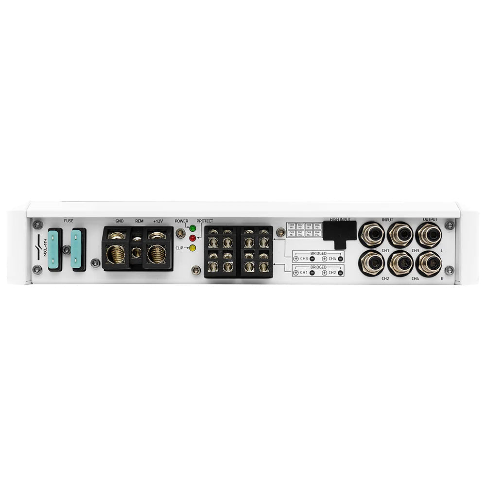 DS18 NXLM4 Full Range 4 Channel IPX5 Marine Grade Amplifier 150 x 4W 4Ohm NXLM4