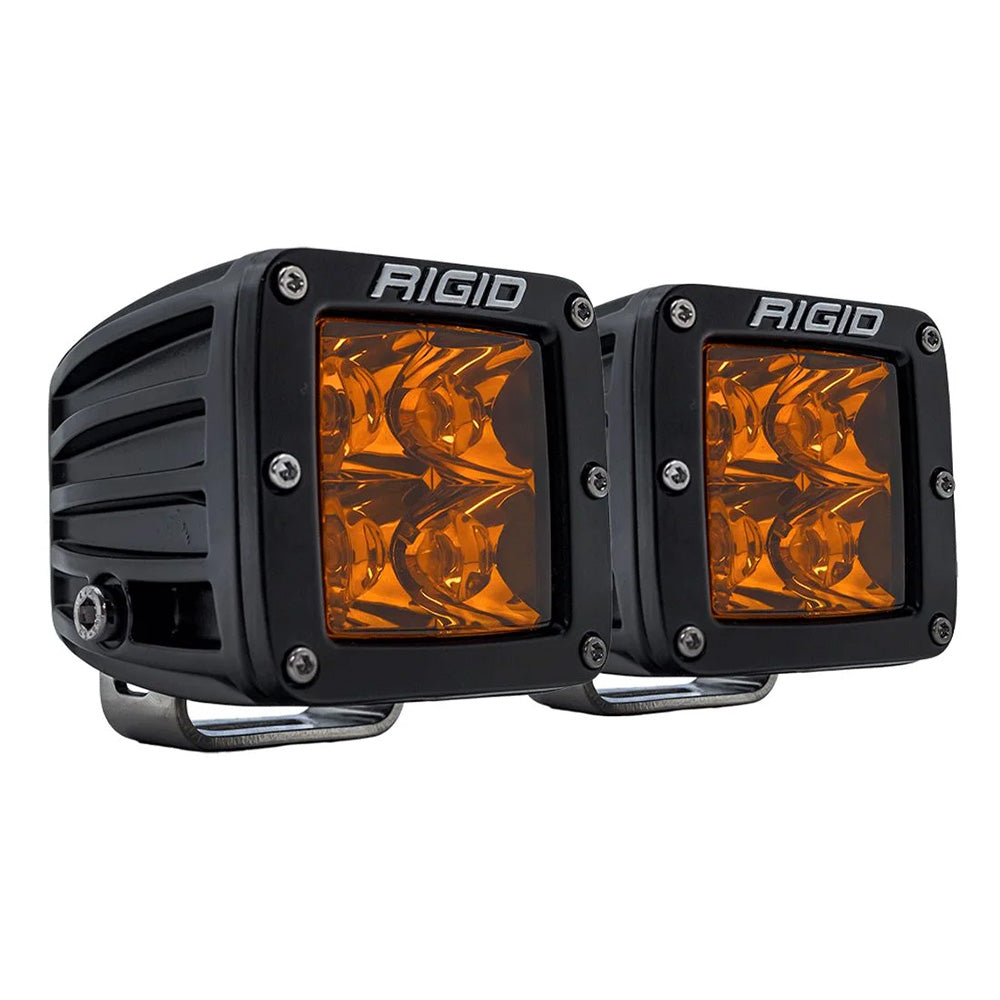 RIGID Industries DSeries Spot wAmber Pro Lens Pair 20252
