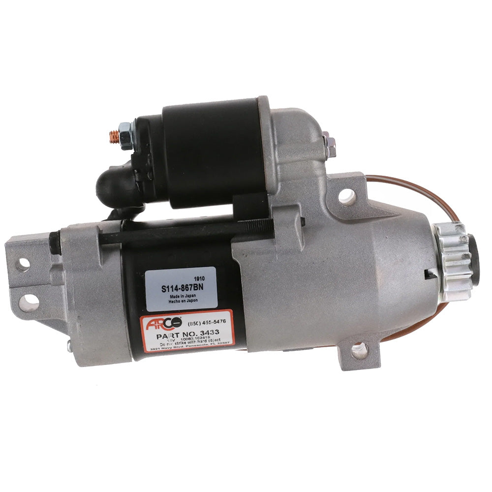 ARCO Marine Premium Replacement Yamaha Outboard Starter 13 Tooth 3433