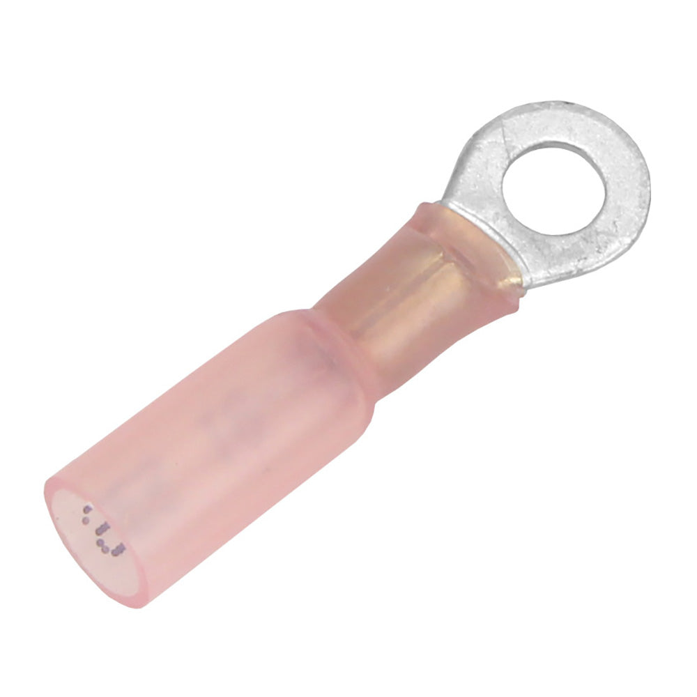 Pacer 2218 AWG Heat Shrink Ring Terminal 8 Stud Size 25 Pack TE188R25