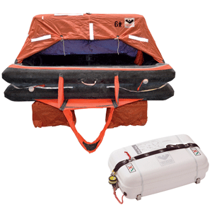 VIKING Coastal Liferaft 6 Person Low Profile Container