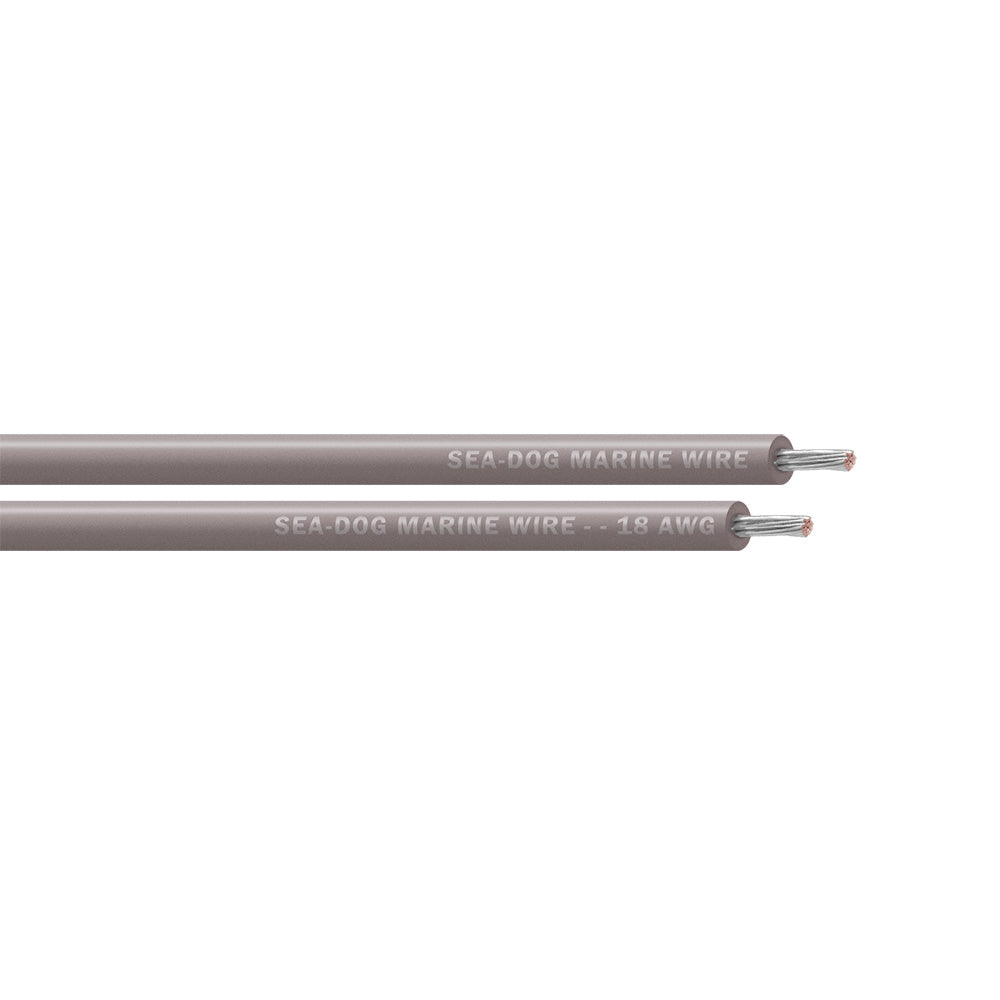 SeaDog 18 AWG Grey Primary Wire  100 8018112