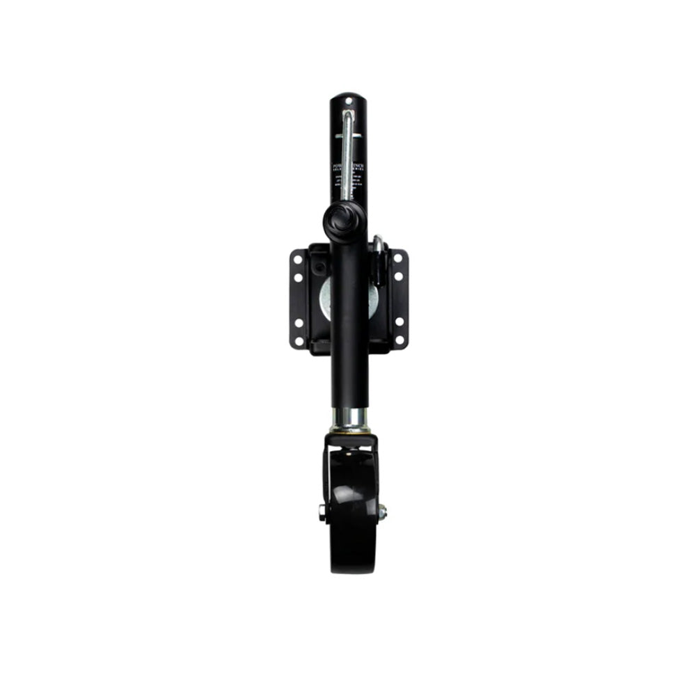 Powerwinch Select Series Jack  1200lb WeldOn Single Wheel Carbon Black 21400J1200W1BR