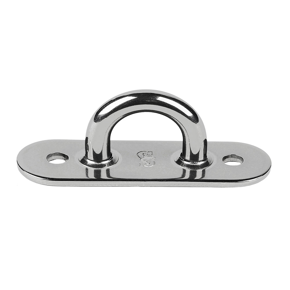 Schaefer Stainless Steel Welded Pad Eye  3L x 1W 7801